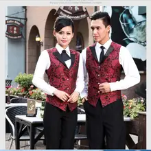Мужская униформа официантки, рабочая одежда для отеля