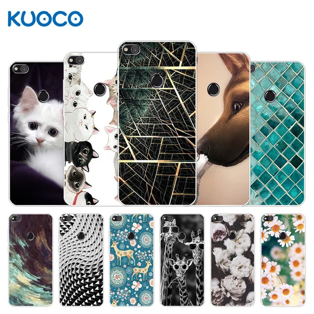 Best Offers Soft Silicon Case For Huawei P8 lite 2017 5.2" Back Cover Giraffe Design For Huawei Honor 8 lite / P9 Lite 2017 Protection