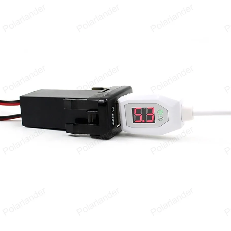 5 В 2.1A t/oyota V/igo автомобиля chargerauto приборной панели порт USB сотовый телефон адаптер