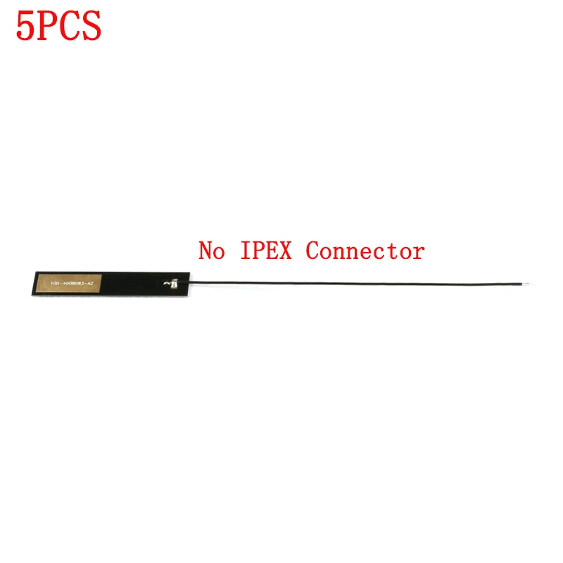 5 шт. 5DBI PCB Встроенная печатная плата антенна GSM/GPRS/CDMA 2G 3g 4G 1,13 линия 15 см длинный разъем IPEX - Цвет: No IPEX Connector