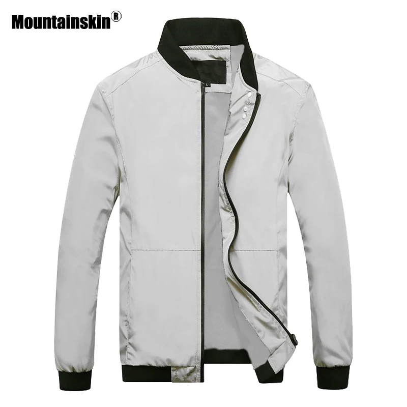 Куртка Mountainskin мужская приталенная однотонная Повседневная Верхняя одежда