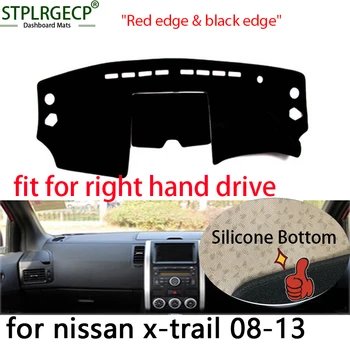 

Right hand drive Double layer Dash Mat Dashmat Dashboard Cover Sun Shade Dash Board Cover Carpet for nissan x-trail x trail