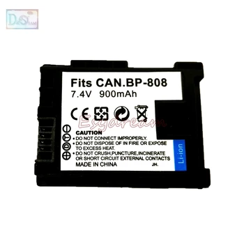 

Best Replacement BP808 BP-808 900mAh Battery for Canon FS10 FS100E FS11 FS20 FS200 FS21 FS22 F30 FS31 PM073