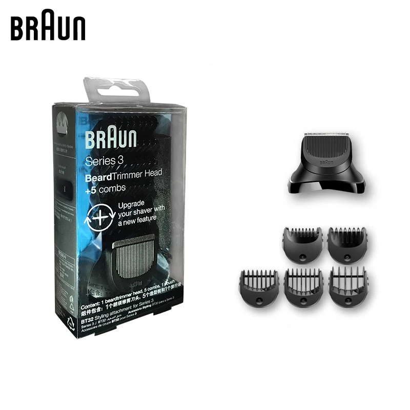 Braun Series 3 Stlying Head BT32  Electric Shaver Replacement Series 3 Electric Shaver Heads