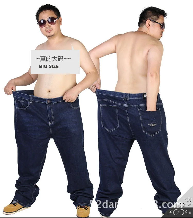 mens jeans fat pants fashion mens baggy jeans blue trousers plus mens size 42
