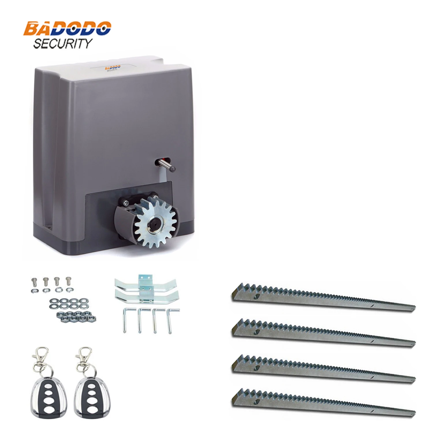 

AC220V 800KG automatic electric Sliding gate opener door operators driver with 4m metal rack