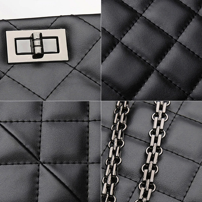 الفاخرة العلامة التجارية منقوشة Crossbody حقائب للنساء 2019 كبيرة الإناث حقائب مصمم الأسود جلدية رسول حمل المرأة حقيبة كتف