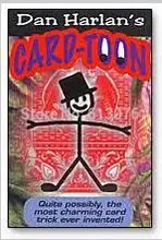 Card-Toon #1 Mágico Close Up Illusions Gimmick Props Mentalismo Truques de Mágica Magie Deck