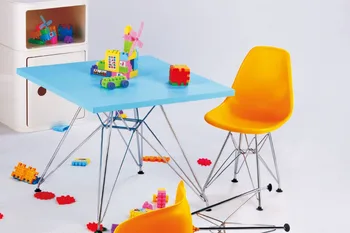 

Famous design chair and table Children Dining chair set 1 pc table and 4pcs plastic chair Furniture sets
