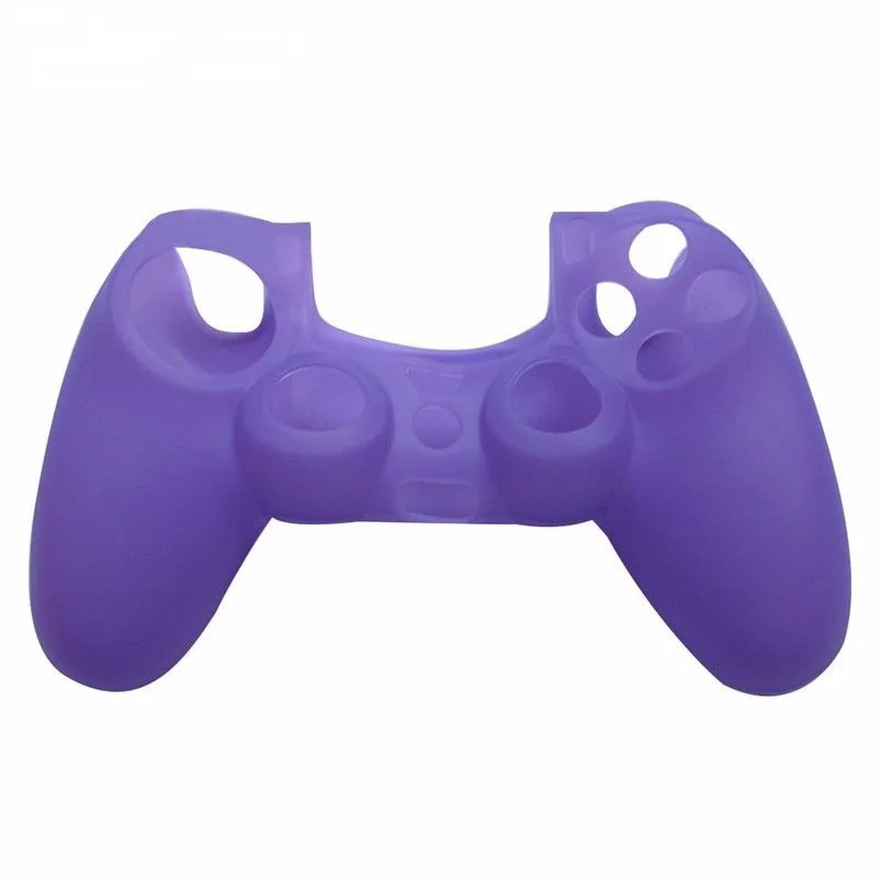 Цветной силиконовый защитный чехол для SONY Playstation 4 PS4 - Цвет: Purple