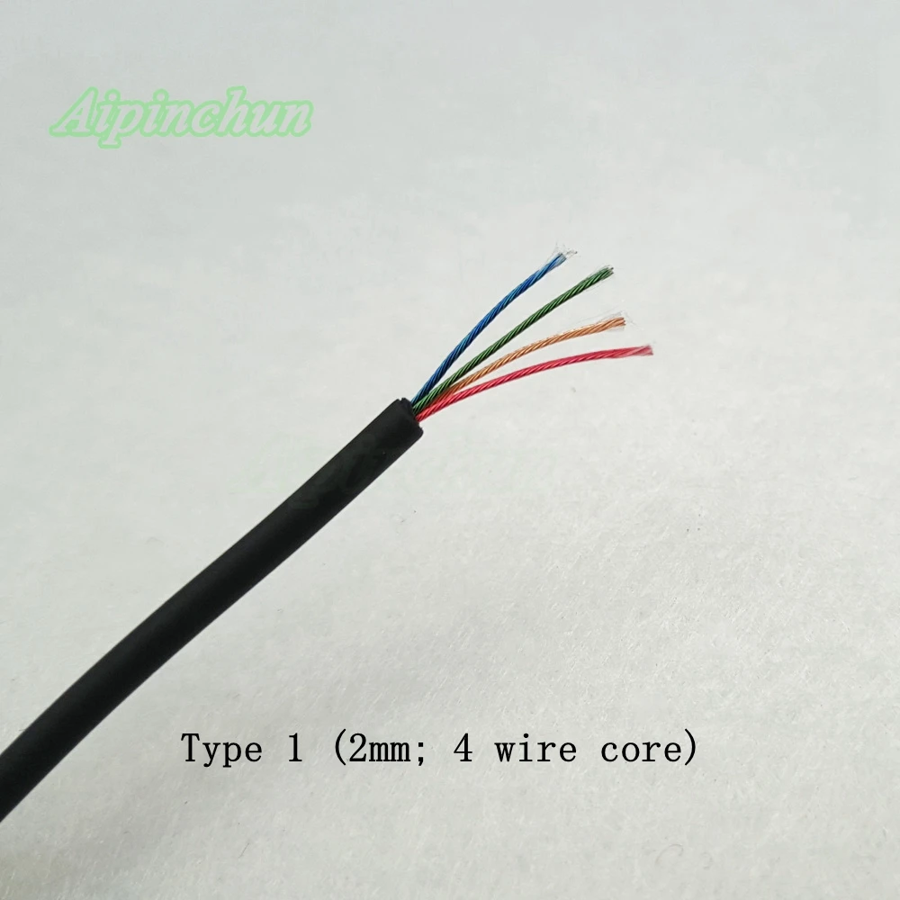 Aipinchun 16.4ft TPE аудио наушники кабель Ремонт Замена наушников провода 2/3/4 Core сигнальная линия