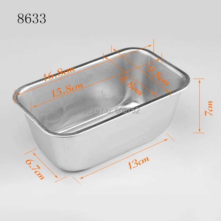 BAKEST 6 шт. алюминиевый корпус среднего размера 6 дюймов глубокий из алюминиевого сплава формы украшения для свадебного торта выпечки коврики для выпечки чашки