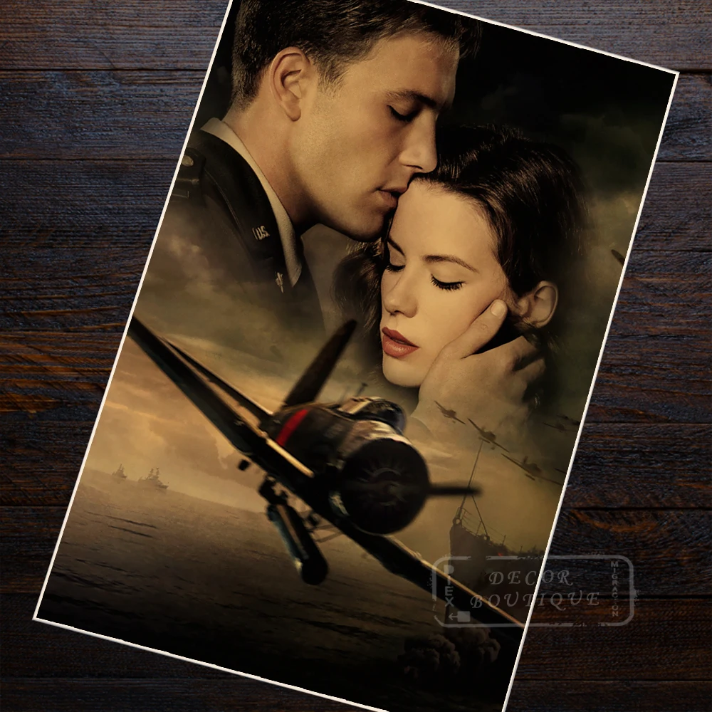 

Pearl Harbor of love romance war classic film retro vintage memory decorative Poster Home decor gift Wall Canvas Sticker lovers