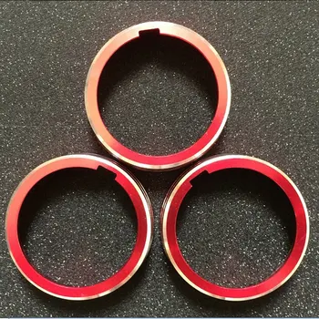 

Car converted audio knobs Air-conditioned decorative knobs circle sticker for VW GOLF 7 MK7 2014-2015