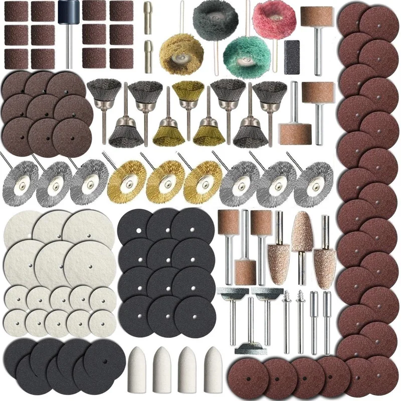 340Pcs/set Dremel Rotary Tool Accessory Set Fit Dremel Grinding Sanding Polishing Dremel Tools