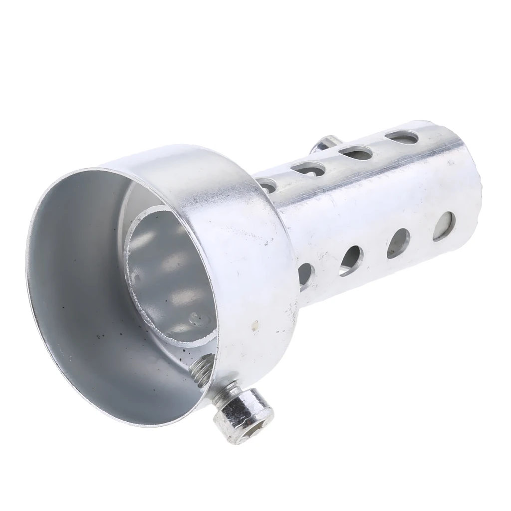 2pcs 80mm Long Exhaust Baffle Fits 44-46mm Exhaust Pipes (Baffle O.D. 45mm)* Durable Universal Adjustable Muffler Silencer