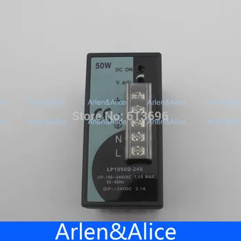 

50W 24V 2.1A Mini size Din Rail Single Output Switching power supply 100-240V input