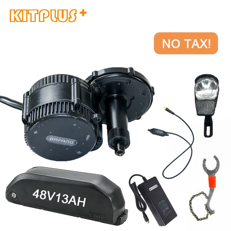 

Bafang BBSHD 1000W 48V Mid Drive Electric Bike Kit 1000W with Battery 48V 13AH for Fat Bike E-bike Kit Mountain Bike Kit DIY