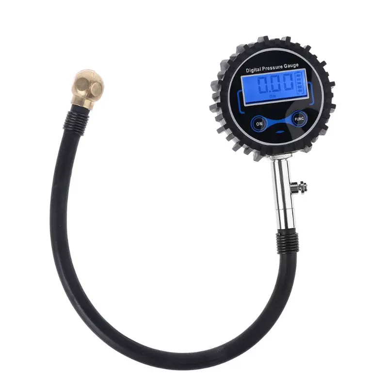 

0-200PSI Round Head Digital Tire Pressure Gauge for Cycle Car Truck Motorcycle