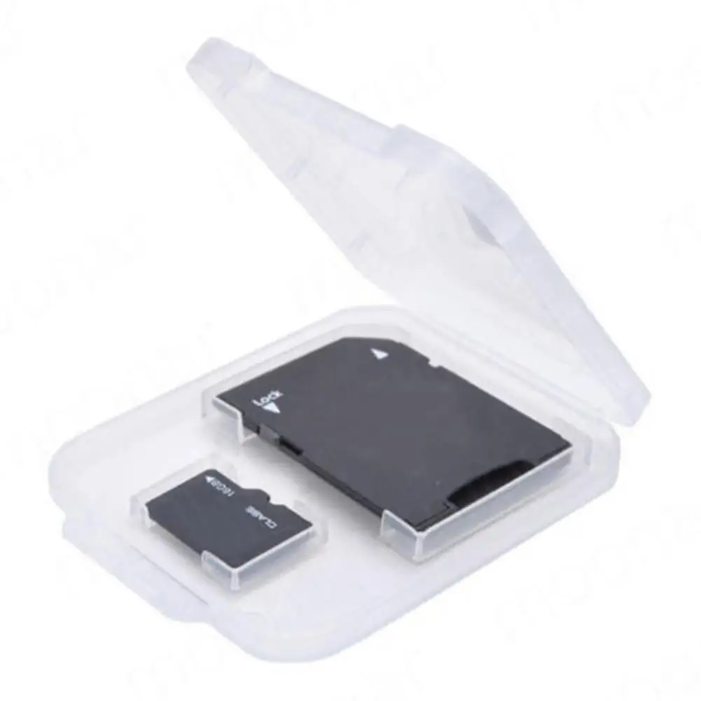 

GOOD 5 Pcs Clear Plastic Memory Card Case SD TF Card Storage Box Protection Holder