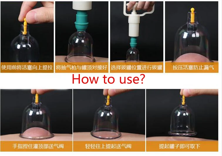 Price 32 pcs massage Vacuum cupping set thicker magnetic aspirating cupping cans acupuncture massage suction cup with tube