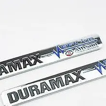 2 новых настольная лампа из хрома и черный дизель DuraMax Эллисон EFI LIVE 2500HD 3500HD грузовик значки-эмблемы