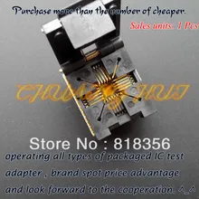 PLCC24 для DIP24 программист адаптер plcc24 lcc24 тестовое гнездо