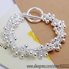 Высокое качество ювелирных изделий 925 ювелирные изделия с серебряным покрытием модные Браслеты для Для женщин лучший подарок SMTH019 модные Браслеты фиолетовый