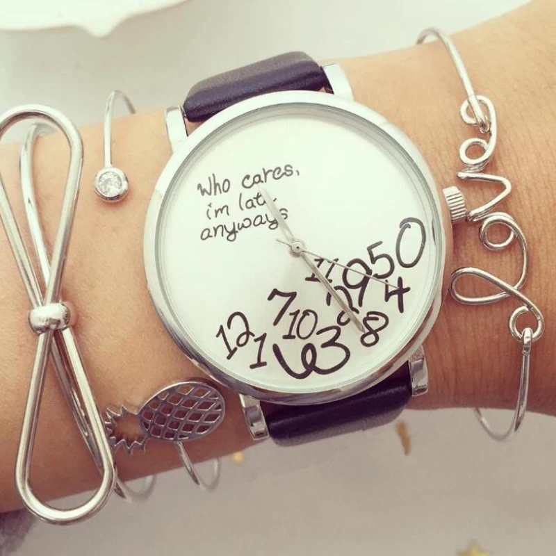 

3pcs/1set Gold Color Cactus Letter Knot Bracelet Bohemian Geometric Metal Chain Bracelet Statement Jewelry JN0416
