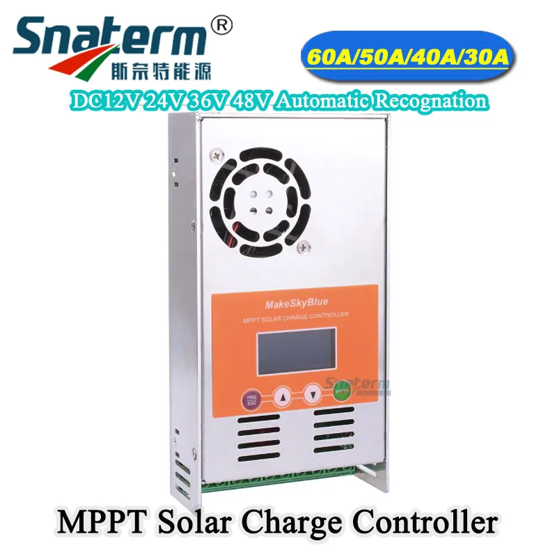 

Free shipping!!! 60A 50A 40A 30A 100% MPPT Solar PV Regulator battery Charger LCD Charger Controller DC 12V 24V 36V 48V auto