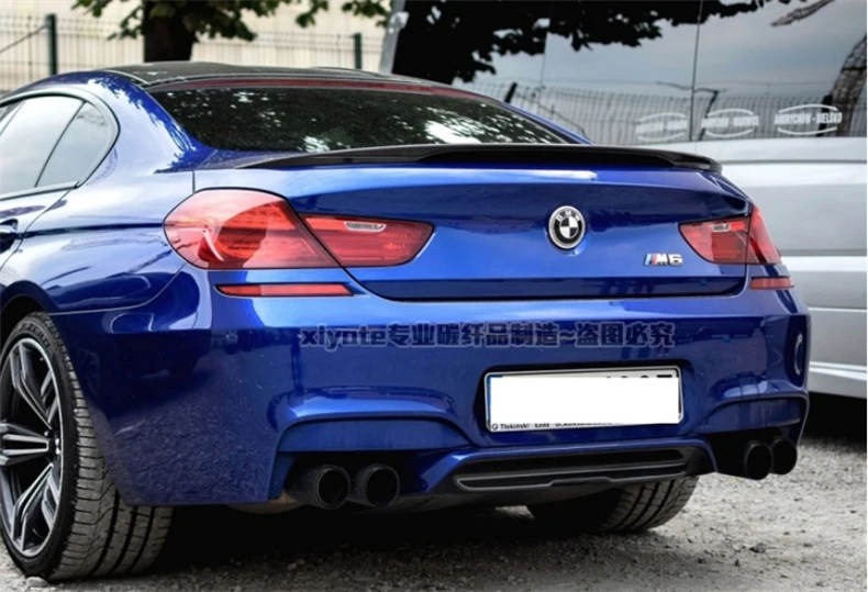 Спойлер HLONGQT из углеродного волокна для BMW 6 серии M6 Coupe F12 F13 640i 650i 2011 2017