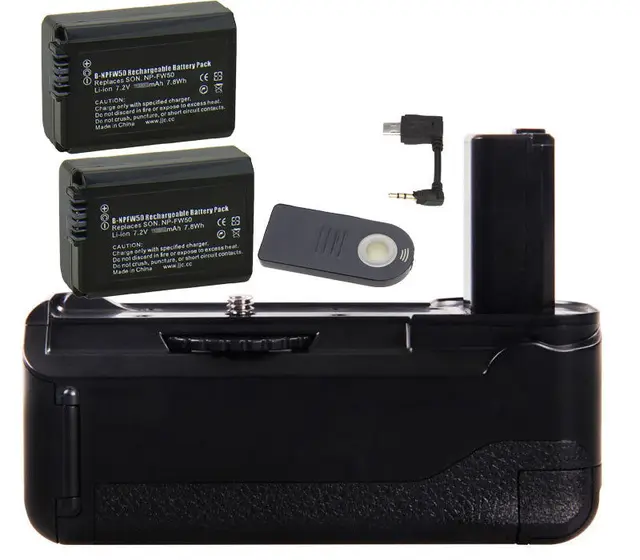 $US $46.98  JINTU vertical Battery Grip Holder +IR Remote +2x NP-FW50 Batteries kit for Sony A6300 Camera W/ 2-