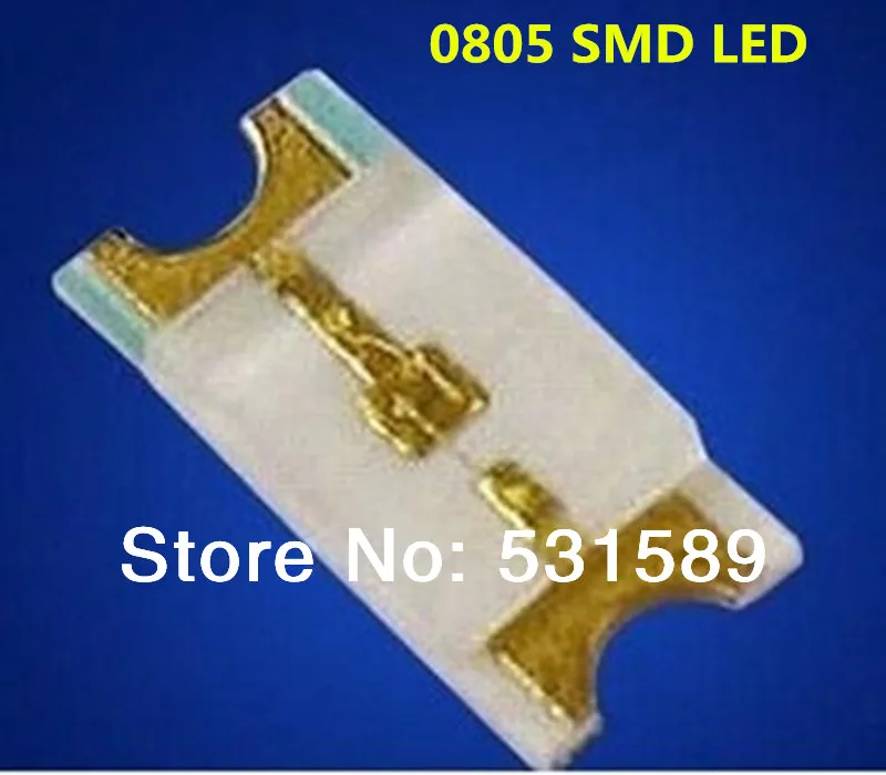 Бесплатная доставка 3000 шт 0805 SMD LED белый/теплый