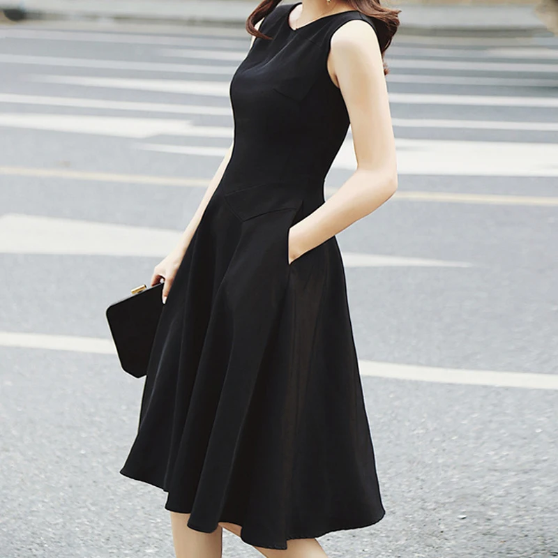 sleeveless women mini dress