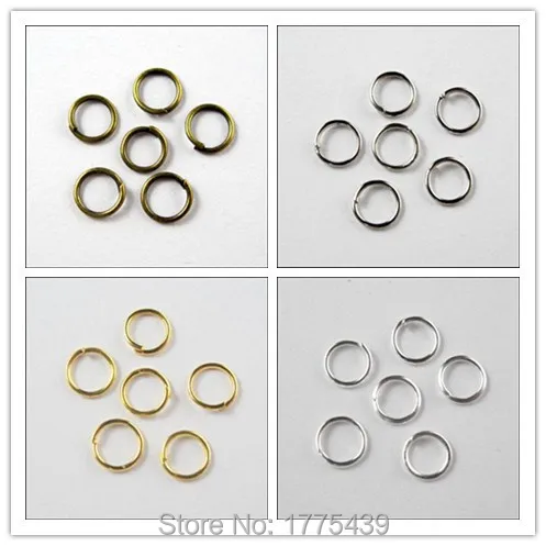 

Free Shipping ( 600Pcs=1Lot ! )Jewelry Finding Jump Rings Open Connectors 5mm For Jewelry Making Craft