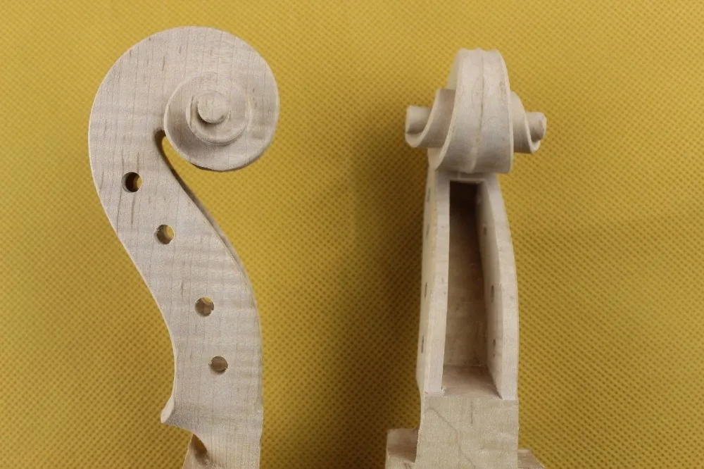 New high quality hand carved Maple White Violin Neck 4/4, Violin Parts