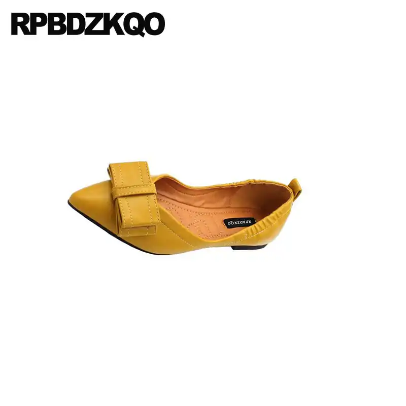 cheap yellow flats