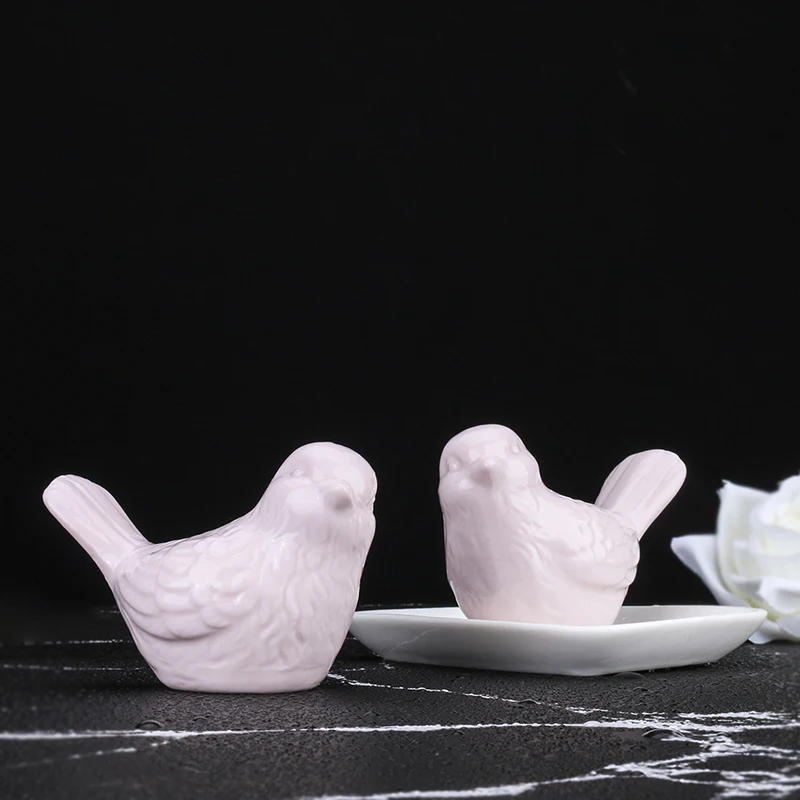 H& D набор из 2 Милых птиц шейкер для соли и перца набор керамических шейкеров для приправ столешница кухонный Декор Аксессуары