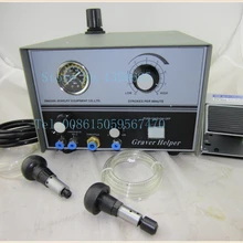 Высококачественный ювелирный гравер, мини-гравировальный, с двойной головкой, с полным набором аксессуаров