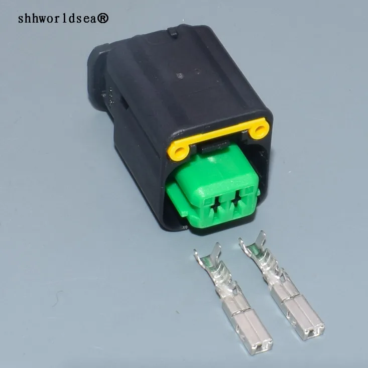 shhworldsea 2pin 1.5mm for Peugeot sensor plug auto wire electric senaor waterproof wiring harness connector 1801176-5 | Автомобили и