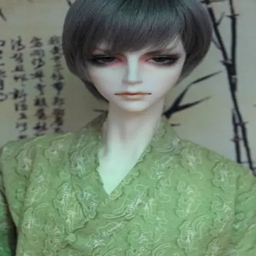 [Wamami] кимоно зеленый халат одежда пальто черный пояс наряд 1/4 MSD кукла BJD Dollfie|belt