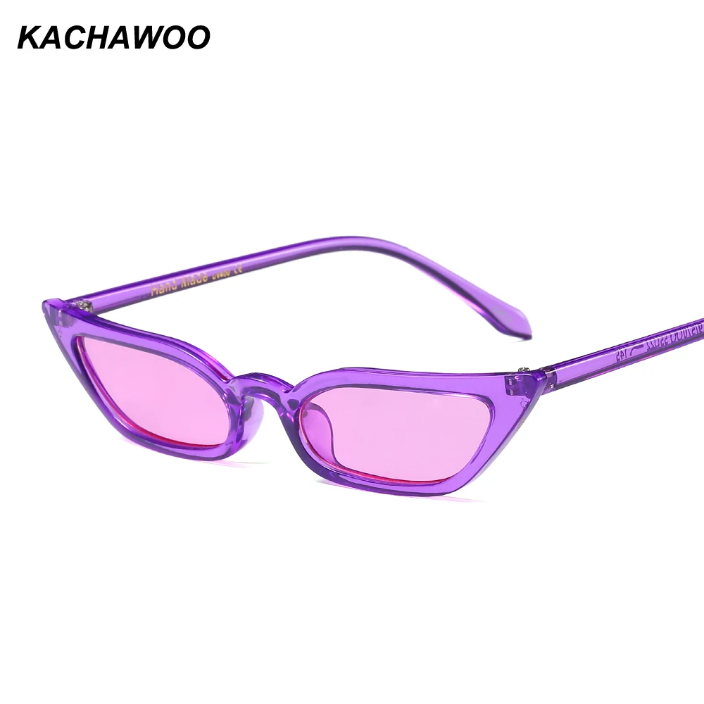 

Kachawoo wholesale 6pcs sexy lady retro cat eye sunglasses women small size red black fashion sun glasses for women 2018 uv400