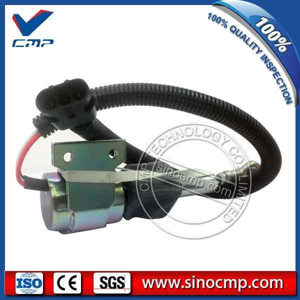 CMP fuel shutdown solenoid 3935431 for cummins excavator