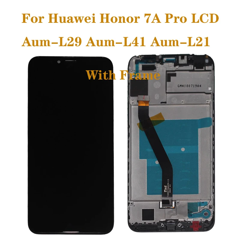 

5.7 New display for Huawei Honor 7A pro AUM-L29 Aum-L21 Aum-L41 LCD touch screen components, screen repair parts with frame