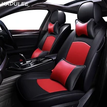 KADULEE custom real leather car seat cover For vw golf 4 5 6 VOLKSWAGEN polo 6r 9n passat b5 b6 b7 b8 Touareg Tiguan car seats