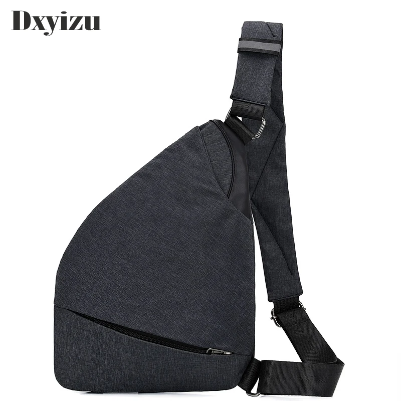 

Cool Leisure Men Chest Bag Male Messenger Bag Casual Chest Pack Anti-theft Sling Gun Shoulder Handbags For Man Crossbody Bag