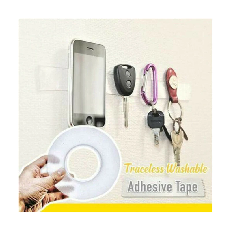 

Multifunctional Double-Sided Adhesive Nano Tape Traceless Washable Removable Tapes Indoor Outdoor Gel Grip Sticker