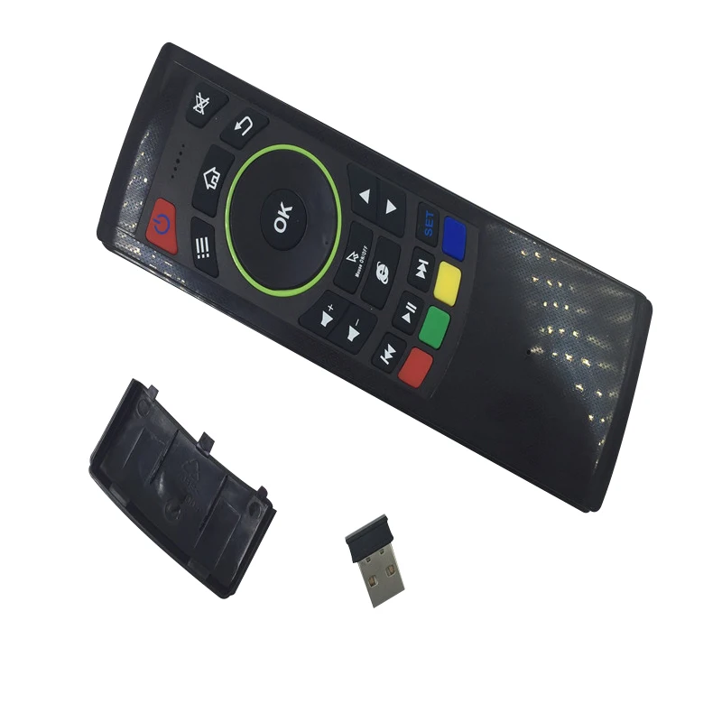 Гироскоп FM5 Mini Fly Air Mouse Keyboard 2 4 ГГц для android ТВ плеер коробка мини ПК пульт