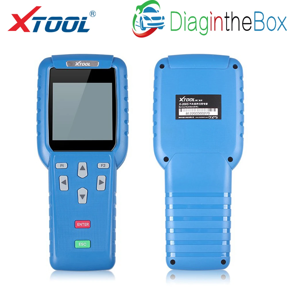 100% Оригинальный X-200S Xtool X200S сканер Профессиональный OBD2 кода X200 OBDII масло сканера