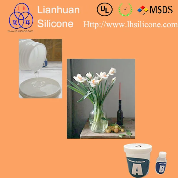 no toxic clear liquid silicone rubber for for encapsulating floral
